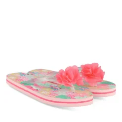 Tongs ROSE Fille Motif Uni A Enfiler