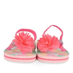 Tongs ROSE Fille Motif Uni A Enfiler