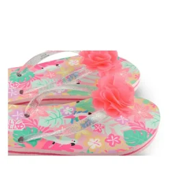 Tongs ROSE Fille Motif Uni A Enfiler
