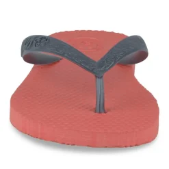Tongs ROUGE Garçon Motif Uni A Enfiler