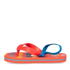 Tongs ROUGE Garçon Motif Uni Elastique