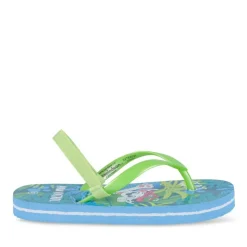 Tongs VERT Garçon Motif Animal Elastique