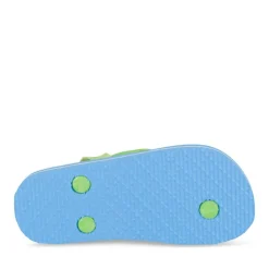 Tongs VERT Garçon Motif Animal Elastique