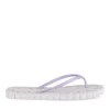 Tongs VIOLET Femme Motif Uni A Enfiler