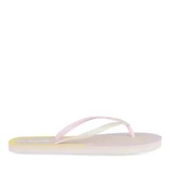 Tongs VIOLET Femme Motif Uni A Enfiler
