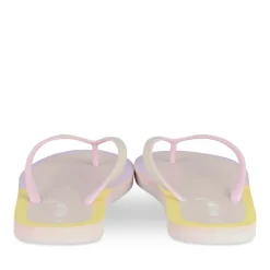 Tongs VIOLET Femme Motif Uni A Enfiler