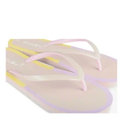 Tongs VIOLET Femme Motif Uni A Enfiler