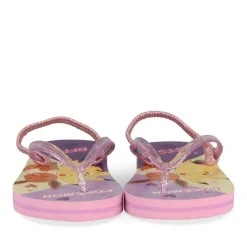 Tongs VIOLET Fille Motif Uni A Enfiler