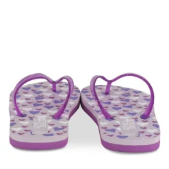 Tongs VIOLET Fille Motif Uni A Enfiler
